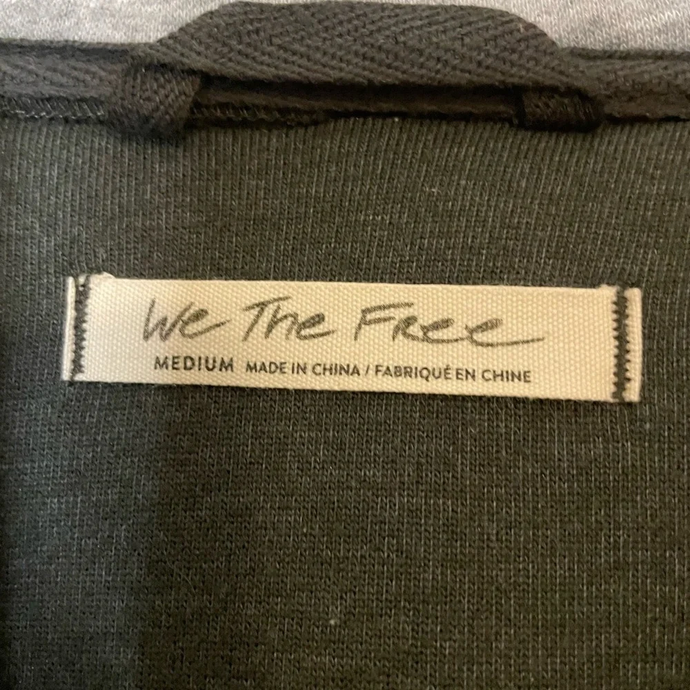 Free People Treeline Cardi Work Fleece Shirt Jacket Size Medium